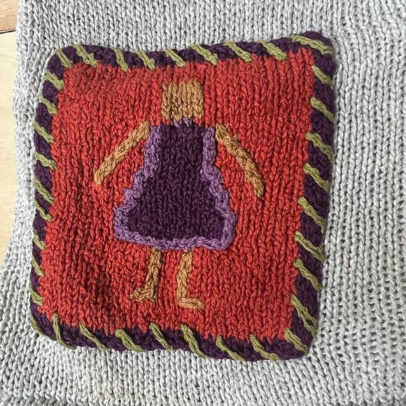 VTG Northern Isles Sweater Vest Sz XL Art Teacher Grannycore Lagenlook Knit Boho - Picture 9 of 12